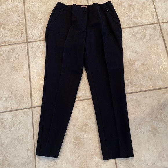 Dress ankle pants, front zip pockets and 2 back pockets - Picture 1 of 4